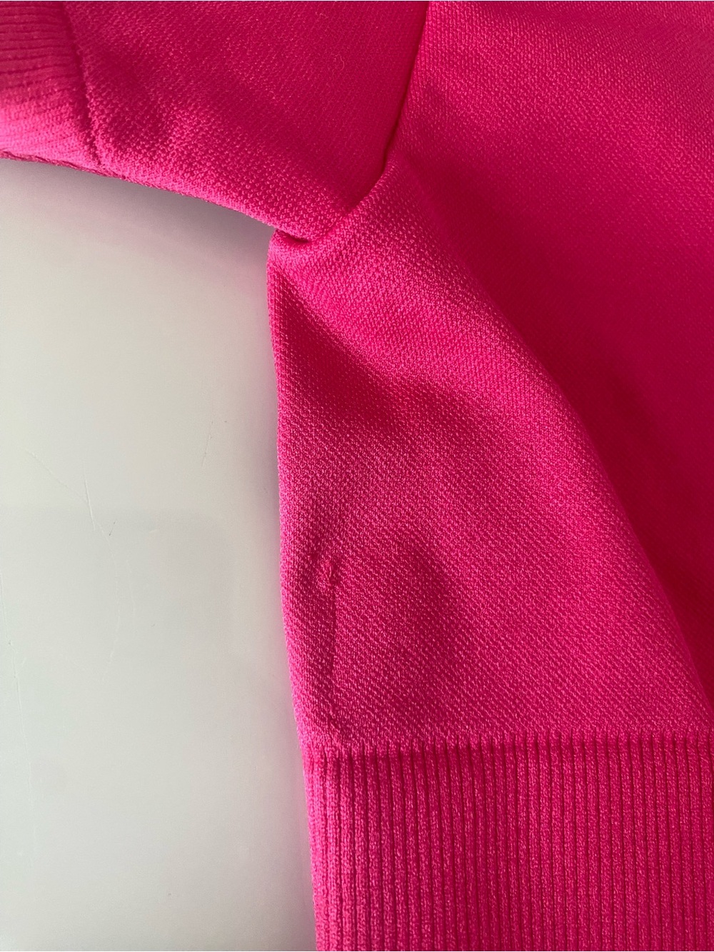 aerie Bright Pink Short Sleeve Crop Top - Picture 4 of 7